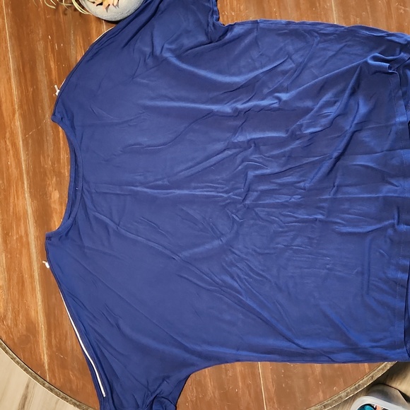 Deep Purple Cold Shoulder Zipper Sleeve Blouse (213) - Picture 2 of 5